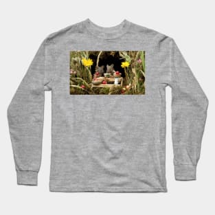 two baby mice double trouble Long Sleeve T-Shirt